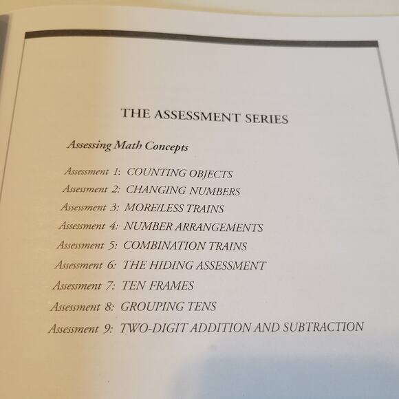Grouping Tens Book 8 Kathy Richardson 45 Student Forms Assessing Math Concepts - Picture 5 of 13